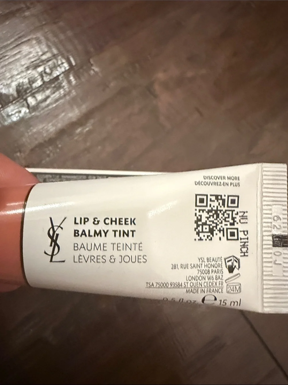 NEW YvesSaintLaurent lip and Cheek Balmy Tint color Nu Peach